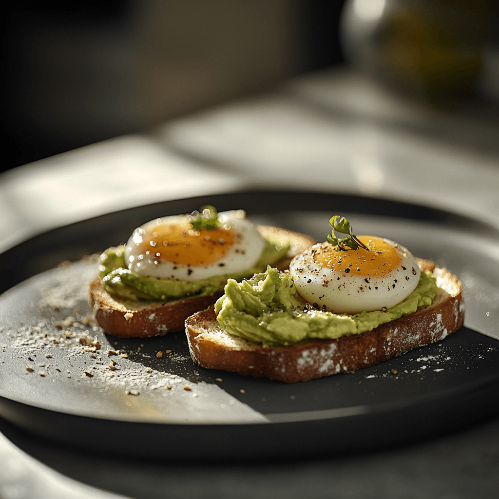 How many calories are in avocado eggs Benedict?