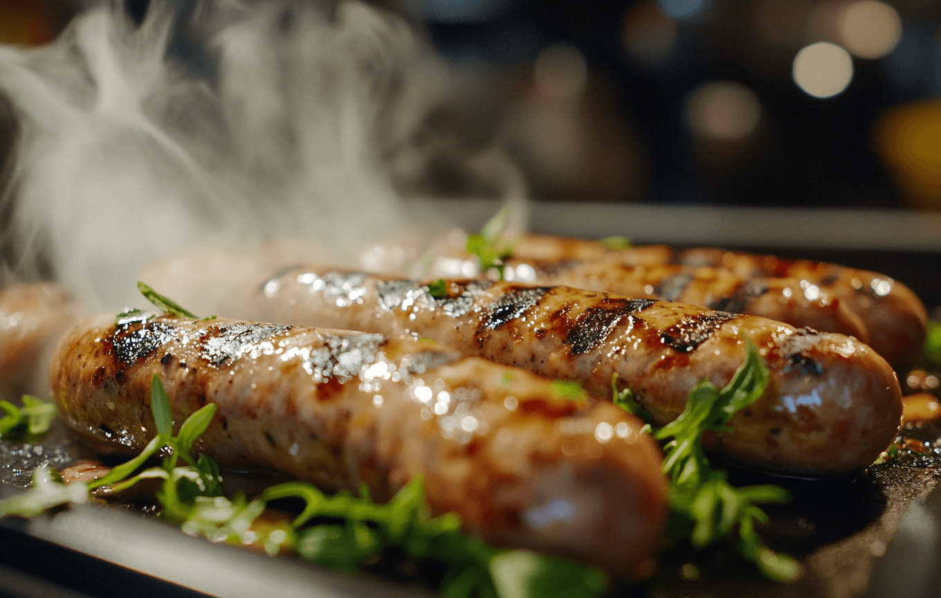 What is chicken sausage made of?