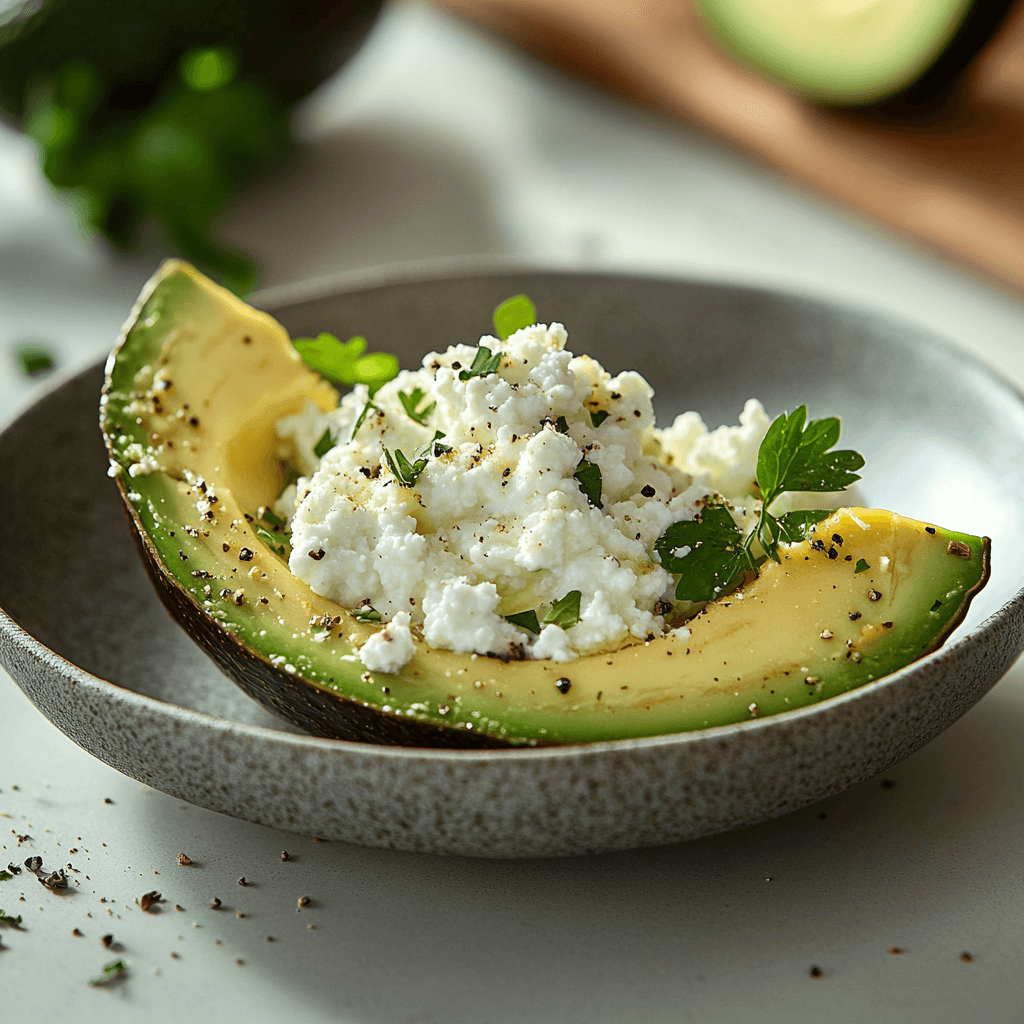 How much protein is in avocado and cottage cheese