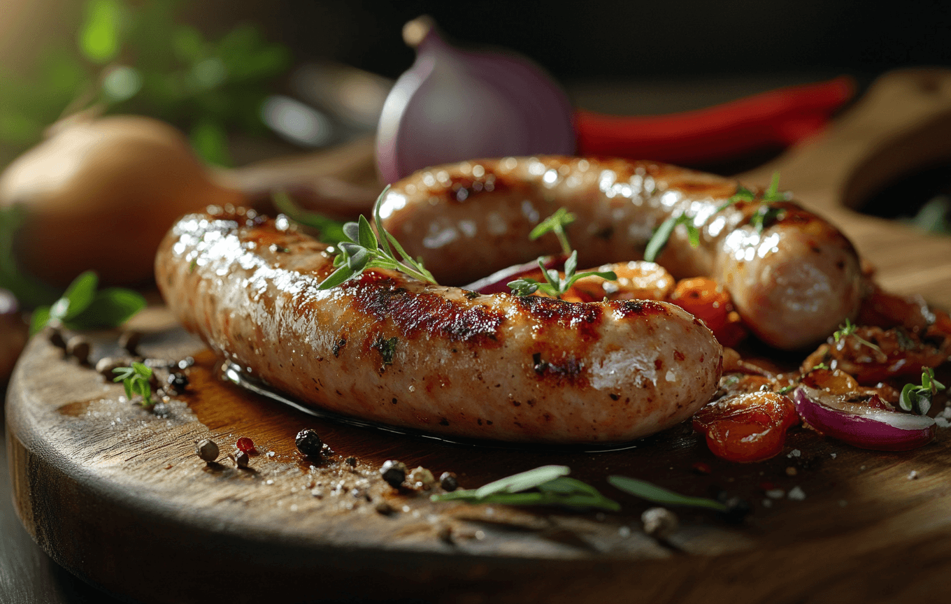 What is traditional Italian sausage made from?