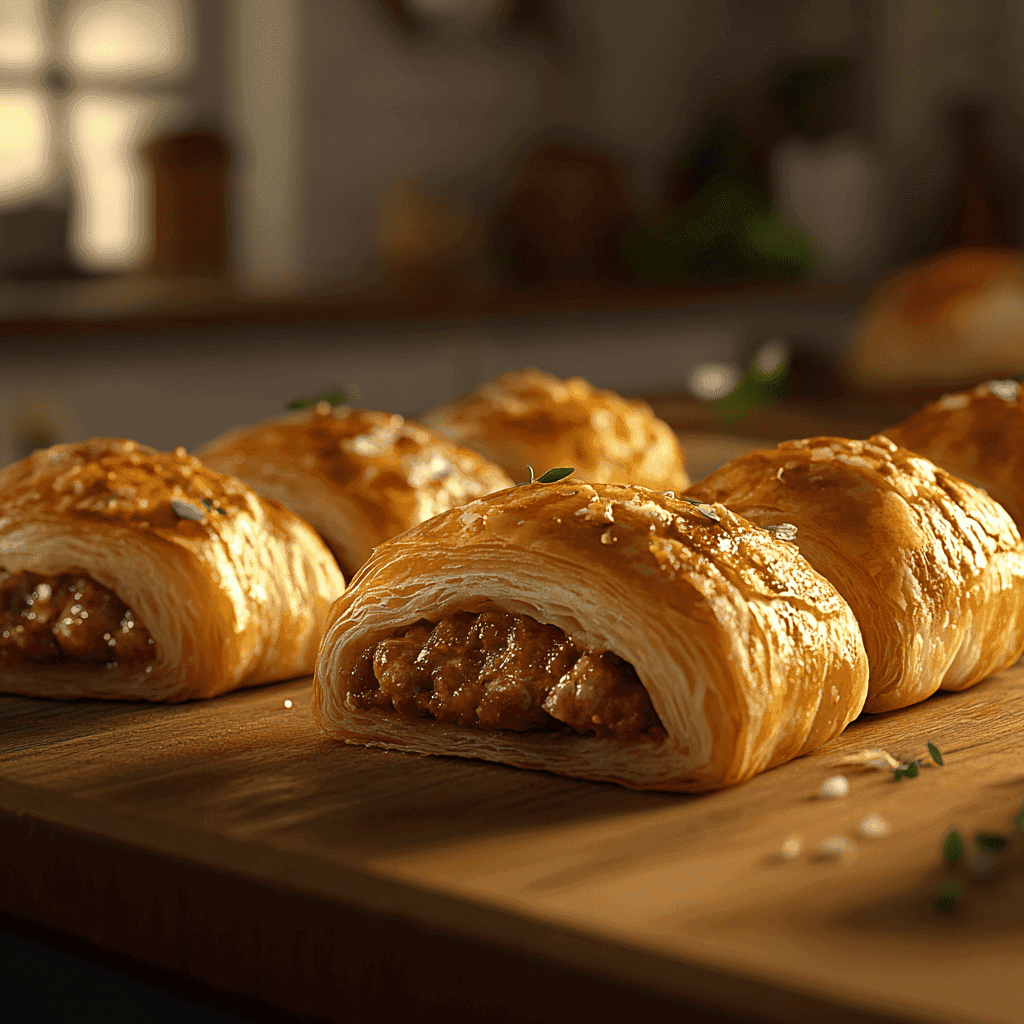 Is sausage roll made of pork?
