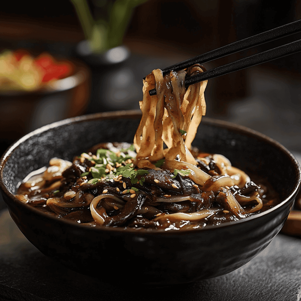 black bean noodles
