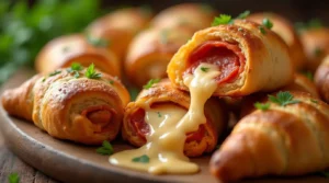 Mozzarella Pepperoni Crescent Rolls