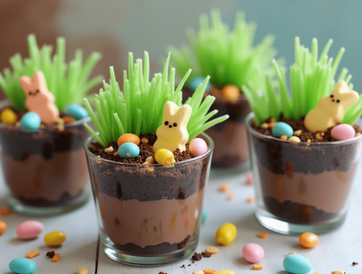 Easter Dirt Cups