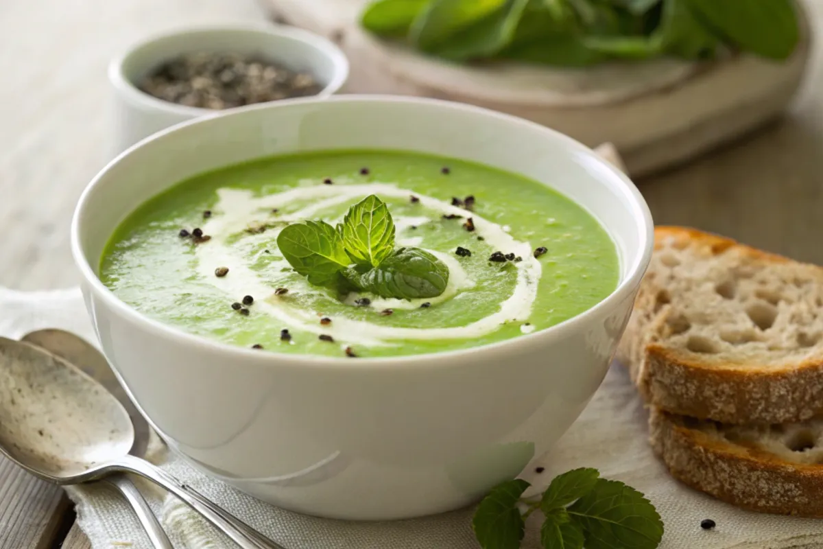 FRESH PEA SOUP