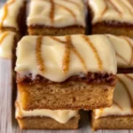 Cinnamon Roll Blondies