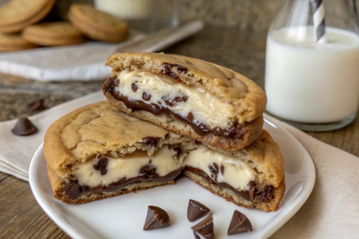 Cheesecake Stuffed Chocolate Chip Cookies