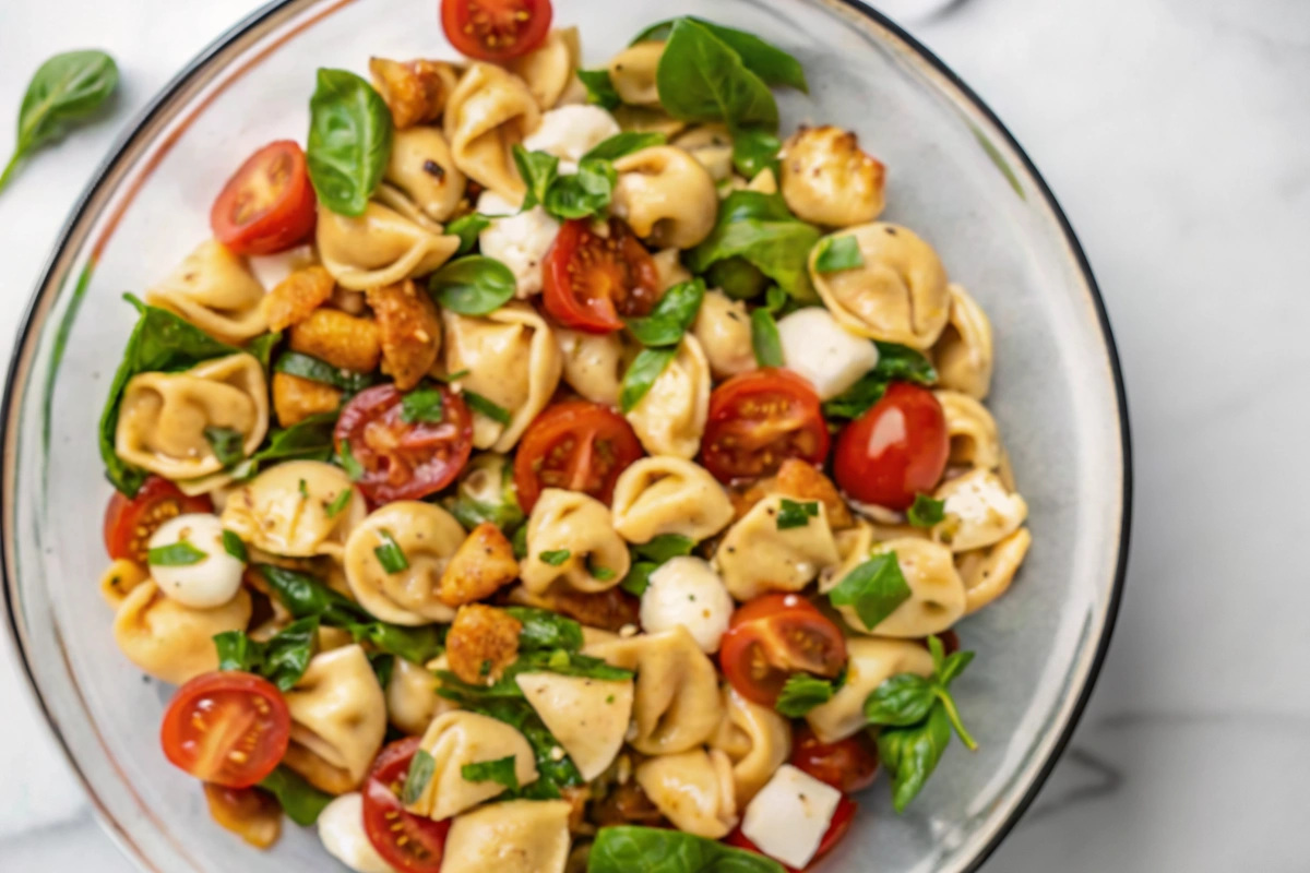 Tortellini Caprese Pasta Salad