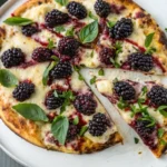 Blackberry Basil Ricotta Pizza