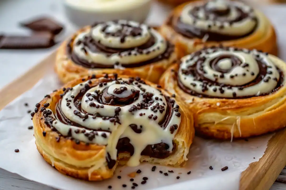 Oreo-Stuffed Cinnamon Rolls