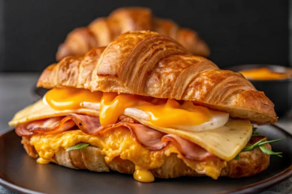 ham and cheese croissant