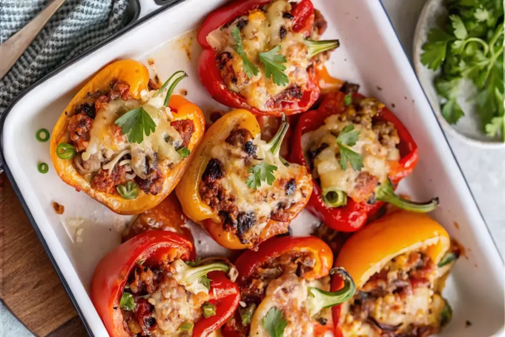 Healthy Mexican-Style Stuffed Peppers