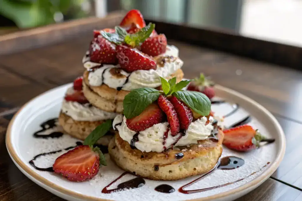 Balsamic Basil Strawberry Shortcake Cookies