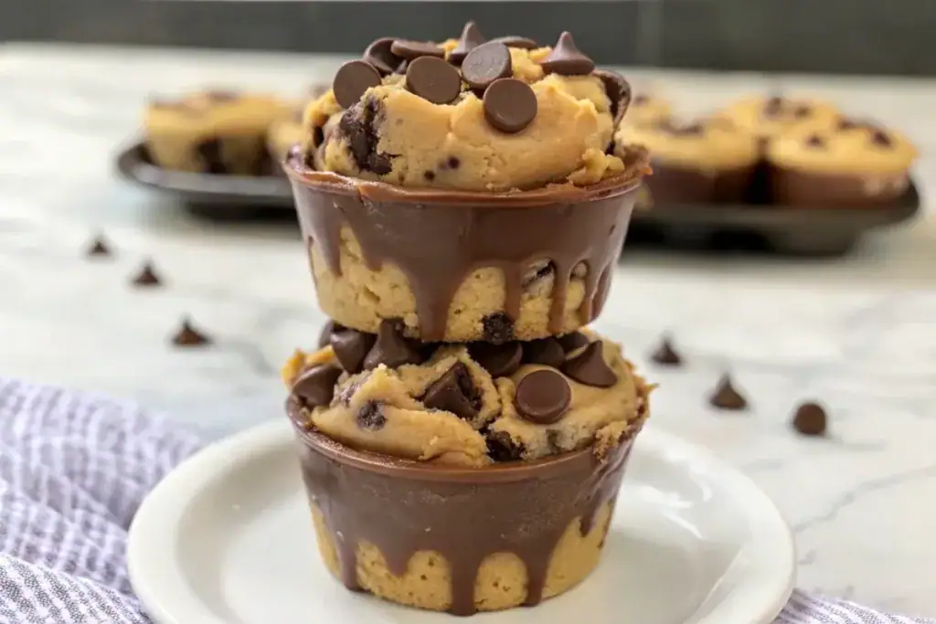 Chocolate Chip Cookie Dough Cups