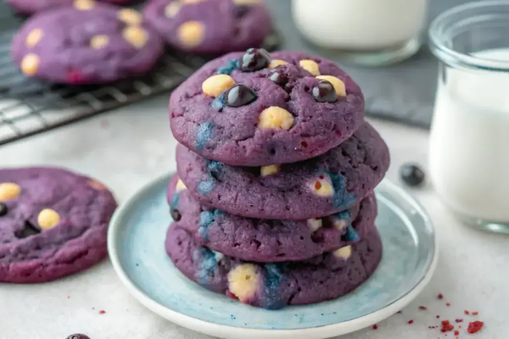 How to Make Blue Blueberry Cookies