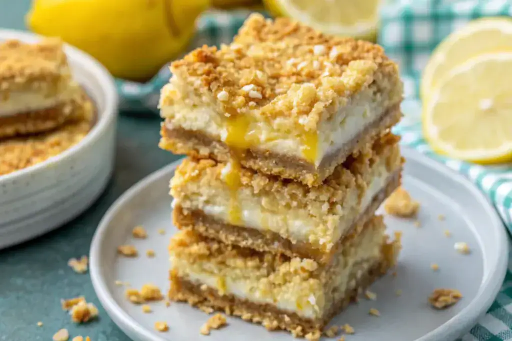 Lemon Oatmeal Bars