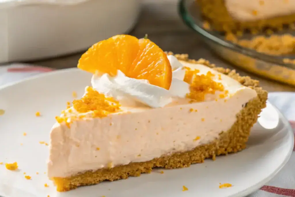 No-Bake Orange Creamsicle Pie