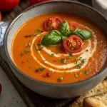 Tomato Soup with Fresh Tomatoes