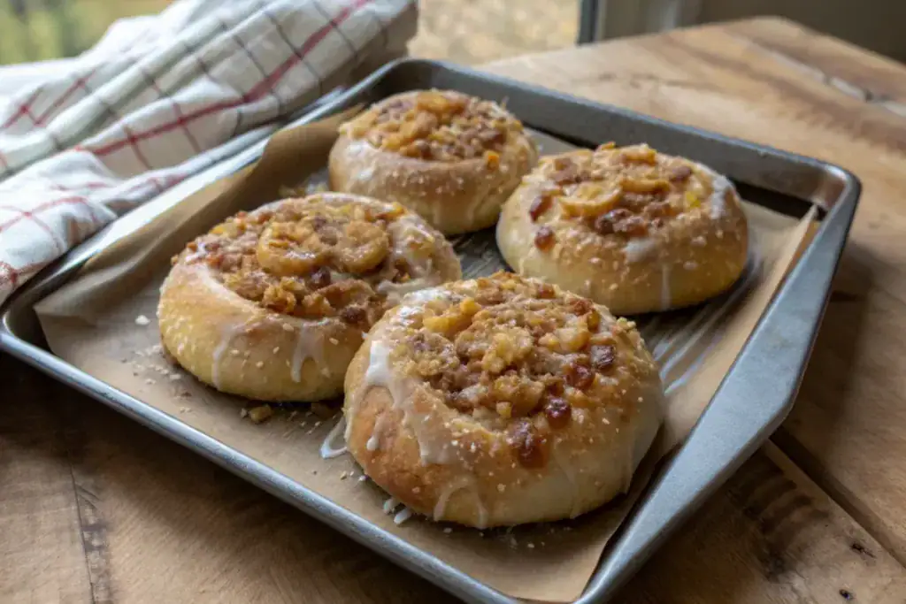 Apple Cheesecake Buns