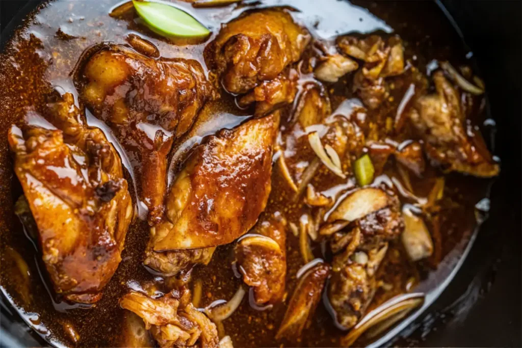 Low Cooker Honey Garlic Chicken