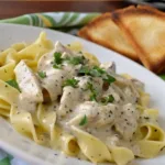 Slow Cooker Chicken Stroganoff