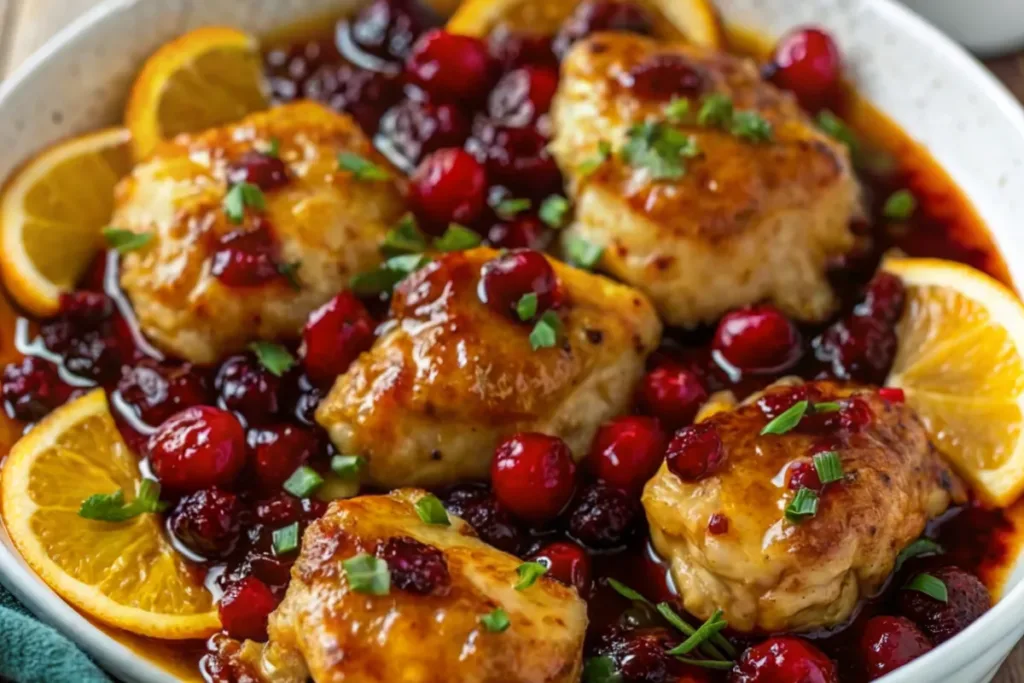 Cranberry Orange Chicken