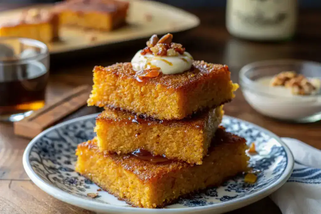 Honey Butter Sweet Potato Cornbread
