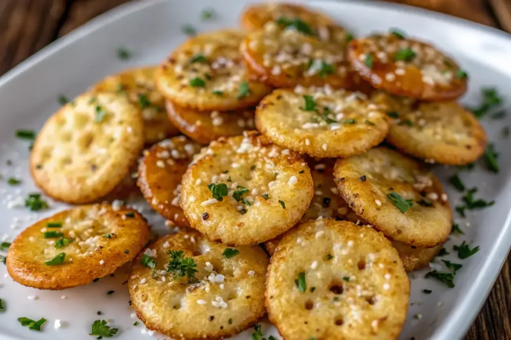 Garlic Ritz Snacks
