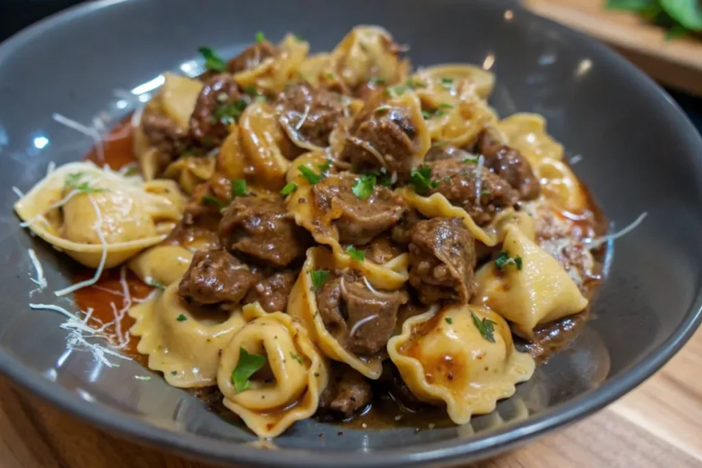 Cheesesteak Tortellini Bliss