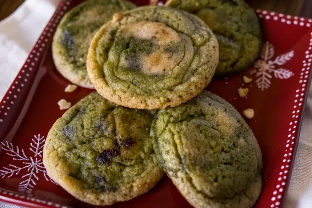 Matcha Jasmine Cookies