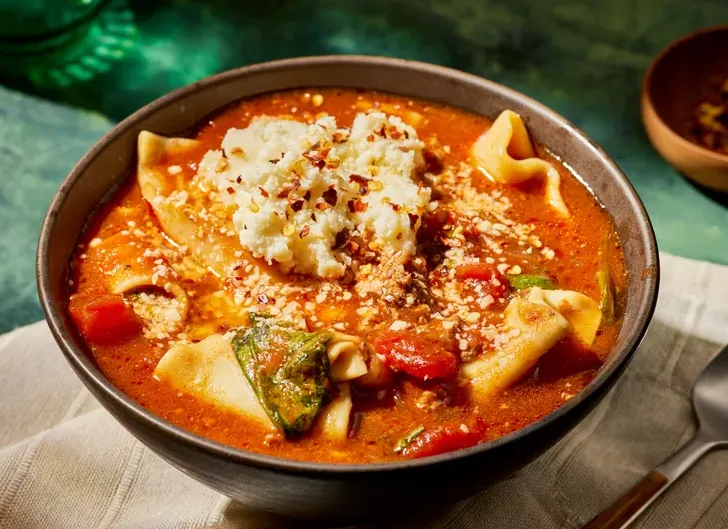 Crockpot Lasagna Soup