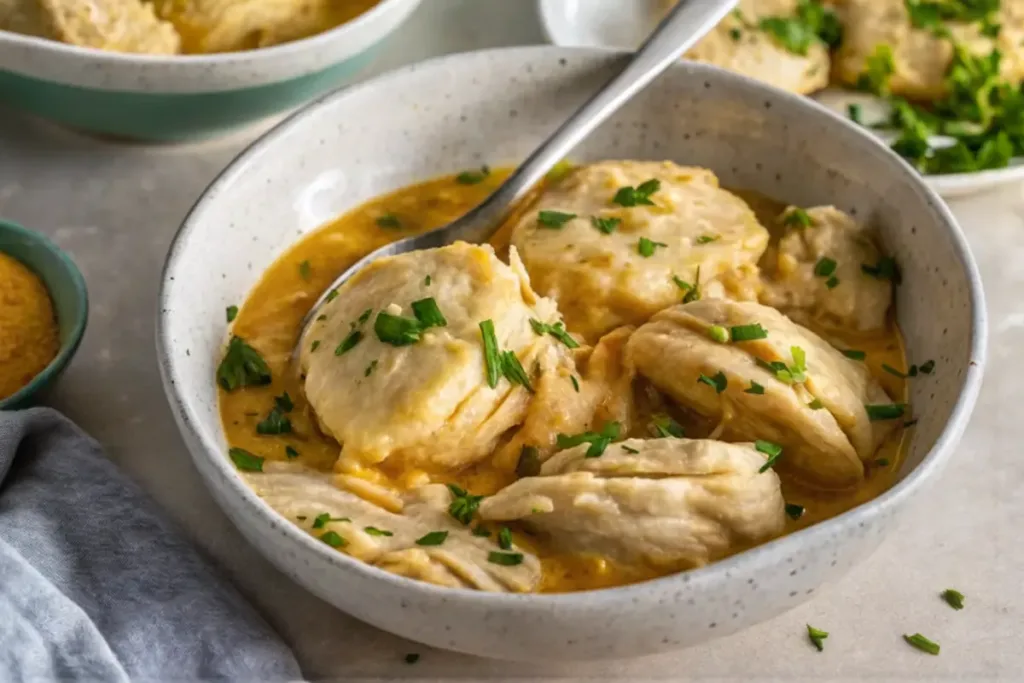 Slow Cooker Chicken and Dumplings