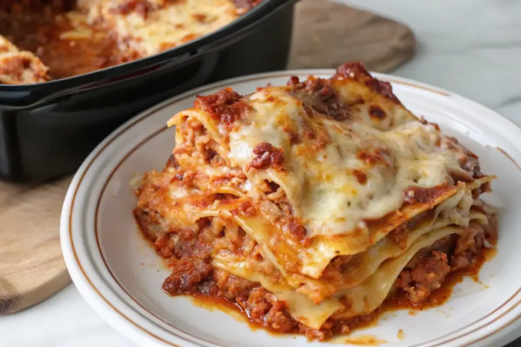 Slow Cooker Lasagna