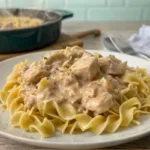 Slow Cooker Chicken Stroganoff