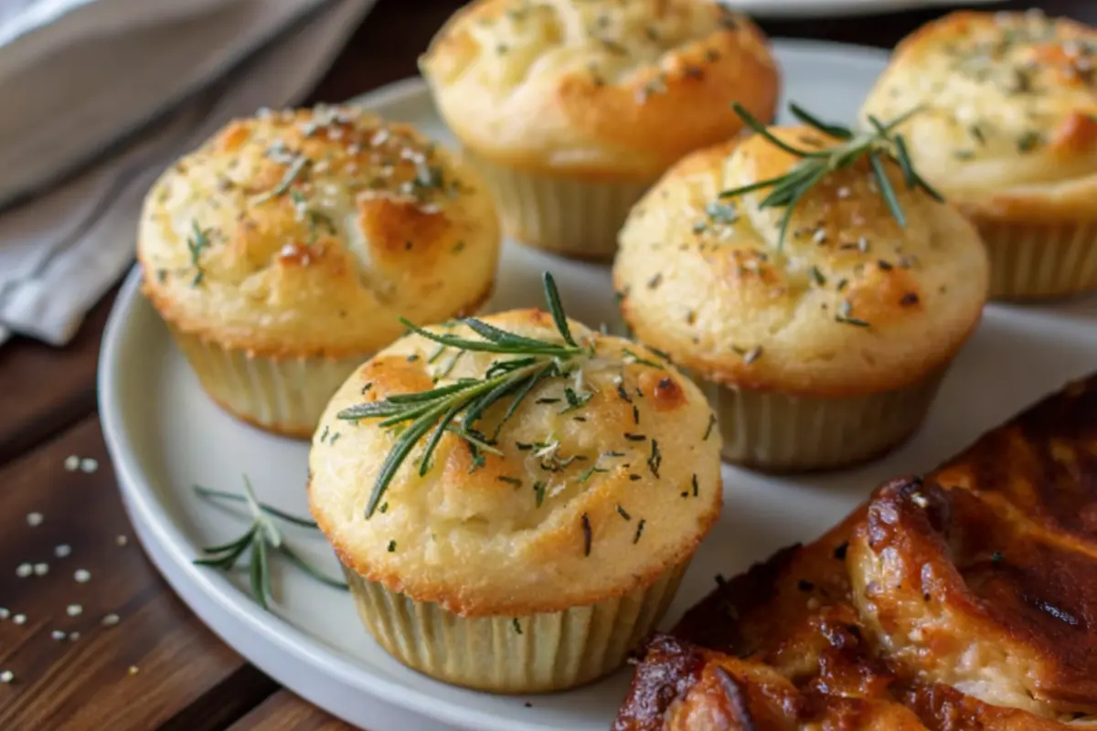Easy Garlic Rosemary Focaccia Muffins: A Fun Twist on a Classic Bread