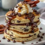 Fluffy Chocolate Chip Pancakes
