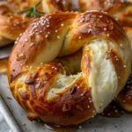 Mozzarella Stuffed Soft Pretzels