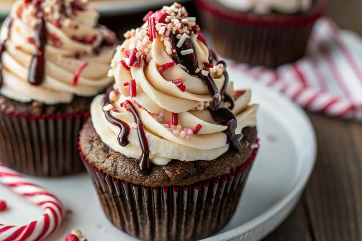 Peppermint Mocha Cupcakes
