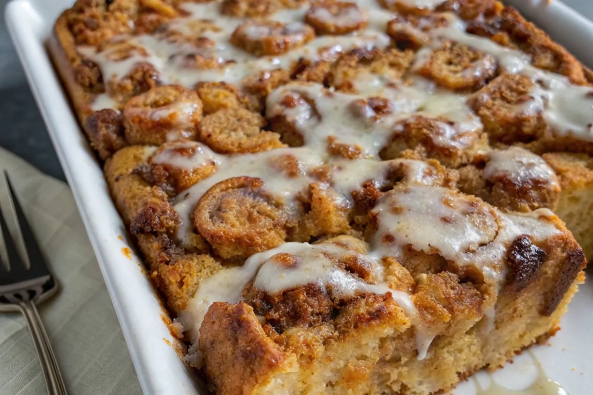 Cinnamon Roll Bread Pudding