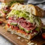 Italian Grinder Salad Sandwich