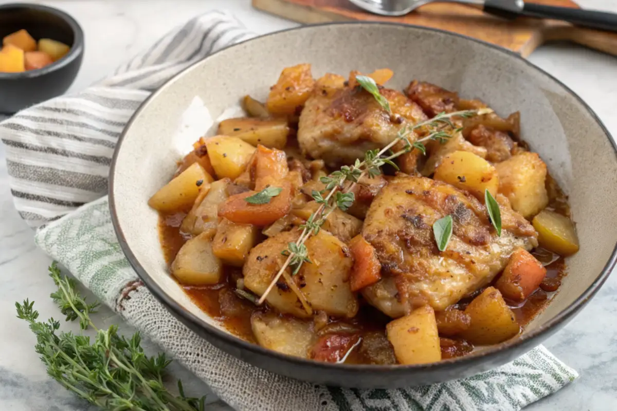 Skillet Apple Cider Chicken