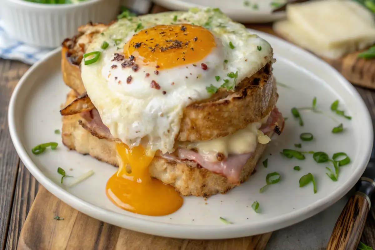 Croque Madame Sandwich
