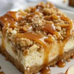 Caramel Apple Cheesecake Bars