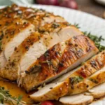 Savory Herb Butter Turkey Breast (Oven or Air Fryer)