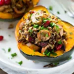 Stuffed Acorn Squash with Sausage