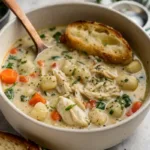 Creamy Chicken and Gnocchi Soup