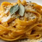 Creamy Pumpkin Pasta with Sage Butter