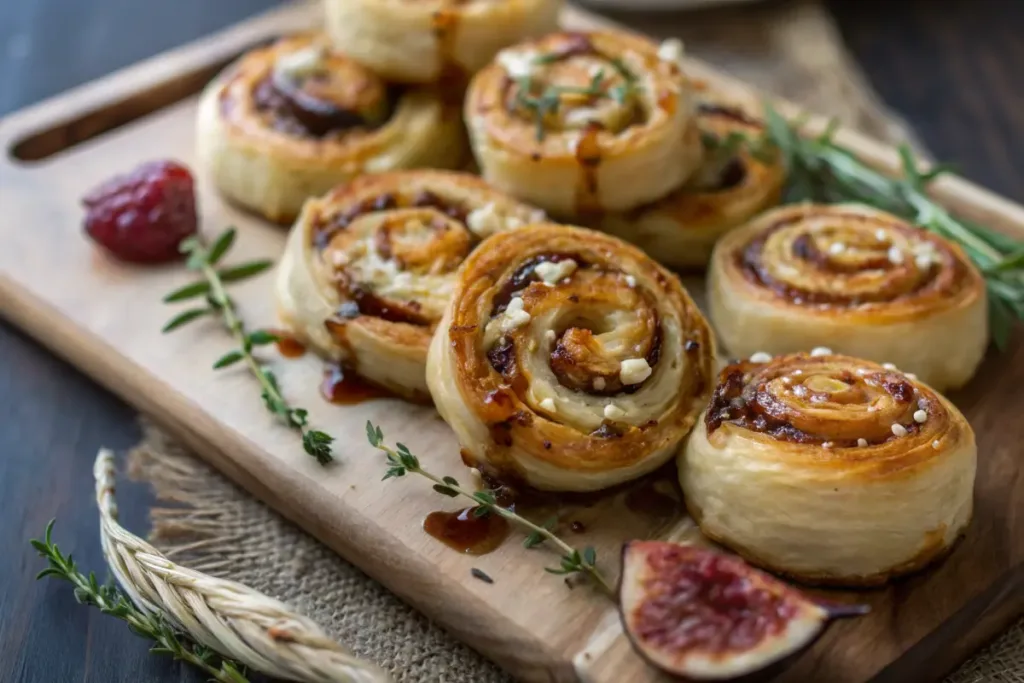 Fig and Goat Cheese Pinwheels