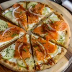 Smoked Salmon Potato Pizza