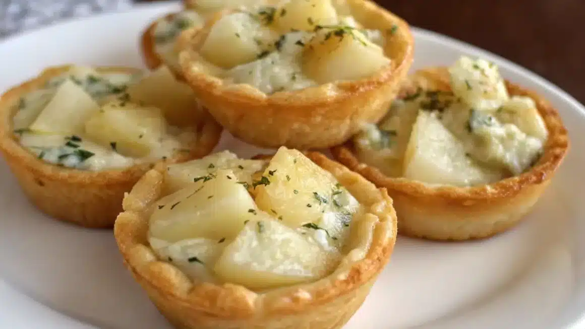 Blue Cheese and Pear Tartlets